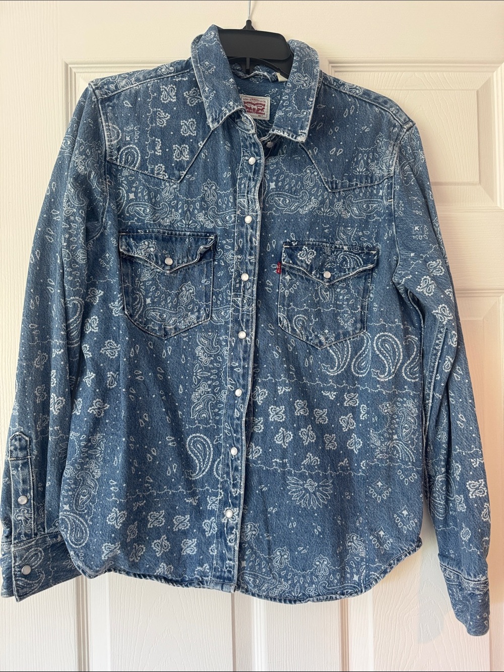 Levi’s paisley denim shirt